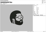 LR Silhouette Embroidery File 4 size