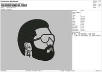 LR Silhouette Embroidery File 4 size