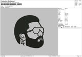 LR Silhouette Embroidery File 4 size
