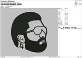 LR Silhouette Embroidery File 4 size
