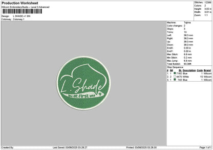 L Shade V1 V2 Embroidery 2 Files