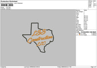 Lsstext Embroidery File 6 sizes