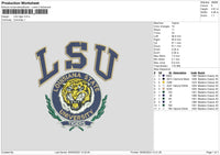 Tiger Ver Embroidery File 6 sizes