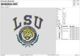 Tiger Ver Embroidery File 6 sizes