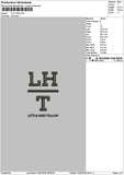 Lthtext 01 Embroidery File 6 sizes