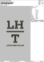 Lthtext 01 Embroidery File 6 sizes