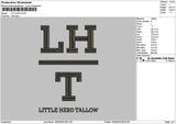 Lthtext 01 Embroidery File 6 sizes