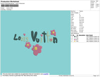 Louisev Embroidery File 4 size