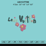 Louisev Embroidery File 4 size