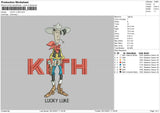 Lucky Luke Embroidery File 4 size