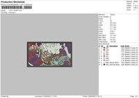 Luffy Gear Embroidery File 4 size