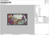 Luffy Gear Embroidery File 4 size
