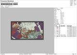 Luffy Gear Embroidery File 4 size