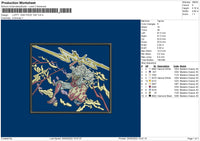 Luffy 1047 Embroidery File 4 size