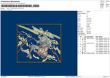 Luffy 1047 Embroidery File 4 size