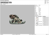 Luffy Fight Embroidery File 4 size