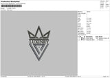 Luxin L Embroidery File 6 sizes