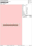 Luxlash Text Embroidery File 6 sizes