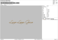 Luxury Listing Group Embroidery File 4 size