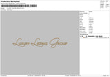 Luxury Listing Group Embroidery File 4 size
