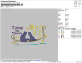 Living Our Dream Embroidery File 4 size