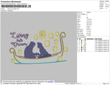 Living Our Dream Embroidery File 4 size