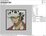Law Square Embroidery File 4 size