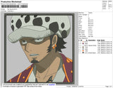 Law Square Embroidery File 4 size