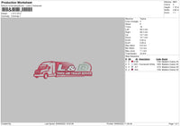 L&D Embroidery File 5 sizes