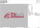 L&D Embroidery File 5 sizes
