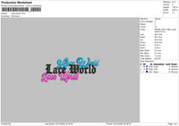 Lace World 002 Embroidery File 6 sizes
