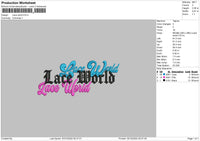Lace World 002 Embroidery File 6 sizes