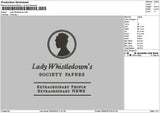 Ladytext 0506 Embroidery File 6 sizes