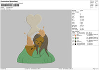 Lavanda Embroidery File 5 sizes