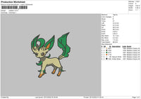 Leafon Embroidery File 6 sizes