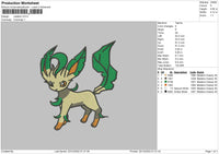 Leafon Embroidery File 6 sizes