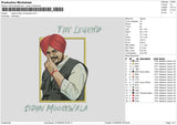 Legendsidhu Embroidery File 6 sizes