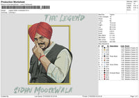 Legendsidhu Embroidery File 6 sizes