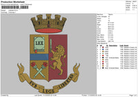 Crown1123 Embroidery File 6 sizes