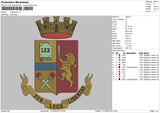 Crown1123 Embroidery File 6 sizes