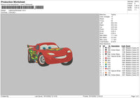 Lightning Mcq Embroidery File 6 sizes