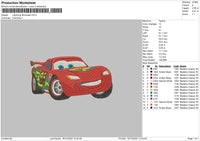 Lightning Mcq Embroidery File 6 sizes