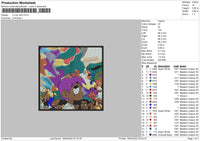 Lil Uzi Vert Embroidery File 4 sizes