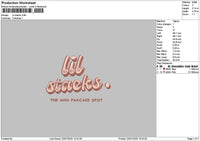 Stackstext Embroidery File 6 sizes