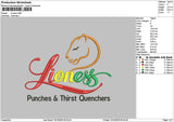Lonesstext 1510 Embroidery File 6 sizes