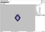 Small Lion Embroidery File 6 sizes