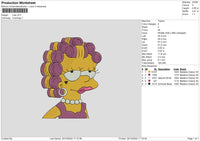 Lisa V4 Embroidery File 6 sizes