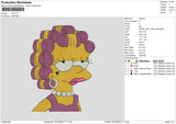 Lisa V4 Embroidery File 6 sizes