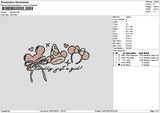 Mickeypink 001 Embroidery File 6 sizes