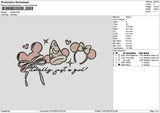 Mickeypink 001 Embroidery File 6 sizes